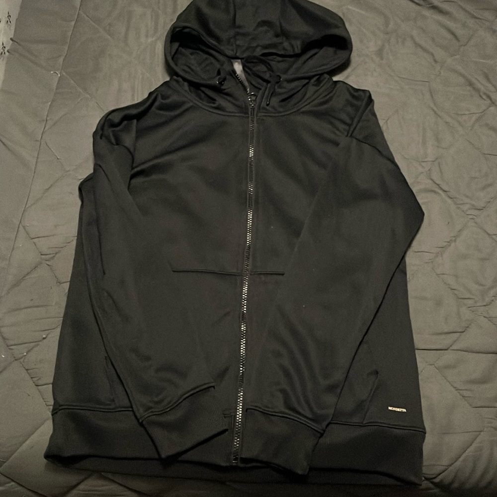 Mondetta black athletic zip up